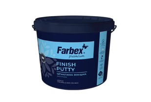Шпаклівка фінішна акрилова латексна Farbex 0,7кг 124411 фото