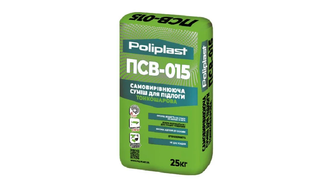 Суміш самовирівнююча тонкошарова ПСВ-015 Poliplast 25кг 11362 фото